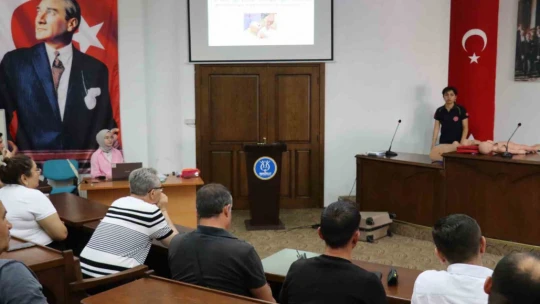 NAFAD ilk yardım eğitimini tamamladı