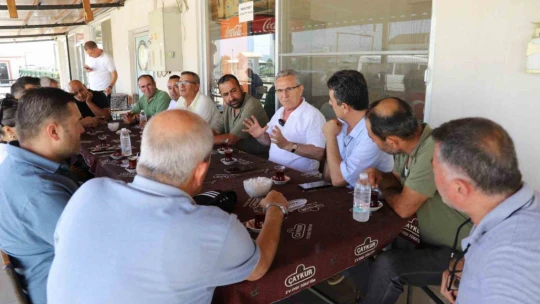 Nazilli Belediye Başkanı Tetik şoförlerle buluştu