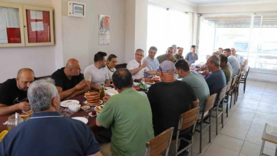 Nazilli Belediye Başkanı Tetik şoförlerle buluştu