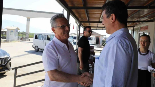 Nazilli Belediye Başkanı Tetik şoförlerle buluştu