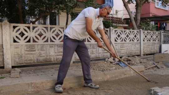 Nazilli Belediyesi altyapı sonrası deforme olan yolları yeniliyor