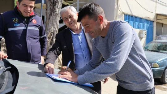 Nazilli Belediyesi, çiftçinin yanında