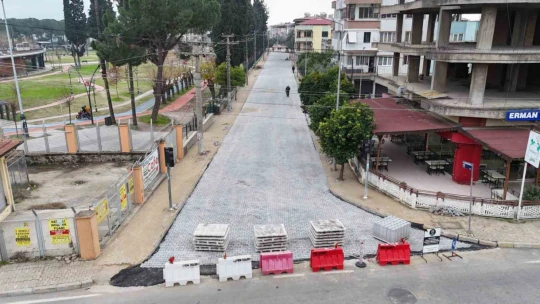 Nazilli Belediyesi'nden, 268 sokakta yol yenileme çalışması