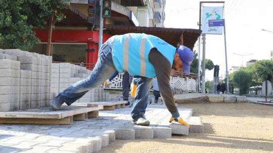 Nazilli Belediyesi'nden, 268 sokakta yol yenileme çalışması