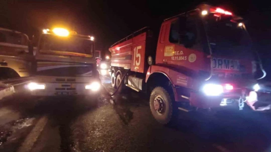 Nazilli Belediyesi'nden Bozdoğan'daki yangına destek