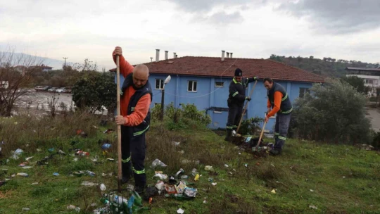 Nazilli Belediyesi'nden Bozyurt Mahallesi'nde temizlik seferberliği