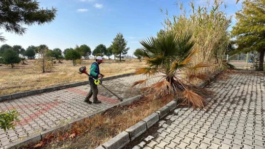 Nazilli Belediyesi'nden, İsabeyli Kampüsü'nde temizlik çalışması