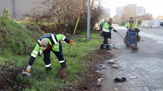 Nazilli Belediyesi'nden Ocaklı Mahallesi'nde kapsamlı temizlik çalışması