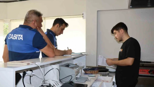 Nazilli Belediyesi'nden okul bölgesinde hijyen ve güvenlik kontrolü