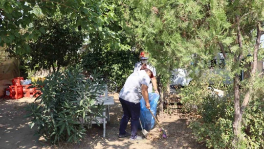 Nazilli Belediyesi'nden Pirlibey'de temizlik atağı