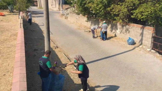 Nazilli Belediyesi'nden Pirlibey'de temizlik atağı