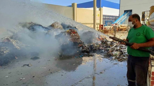 Nazilli Belediyesi'nden yangın söndürme çalışmalarına destek