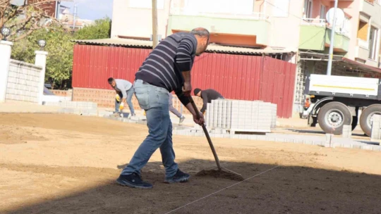 Nazilli Belediyesi Şirinevler'de ikinci etap çalışmalarına başladı