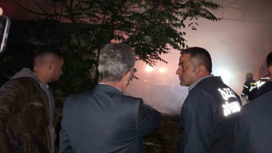 Nazilli Belediyesi, yangın söndürme çalışmalarına destek verdi