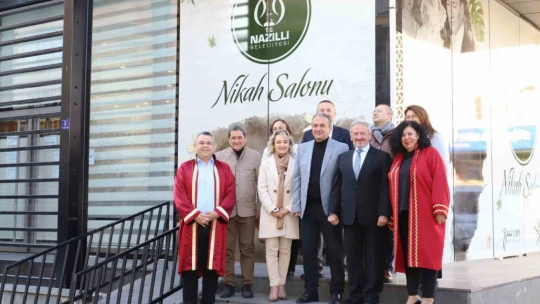 Nazilli Belediyesi yeni Nikah Salonu hizmete açıldı