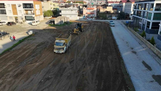 Nazilli Belediyesi, Yeşil Mahalle'ye yeni park kazandırıyor