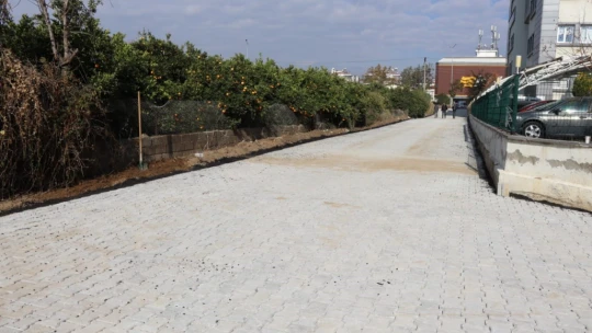 Nazilli Belediyesi, Yeşilyurt'taki yol çalışmalarını tamamladı