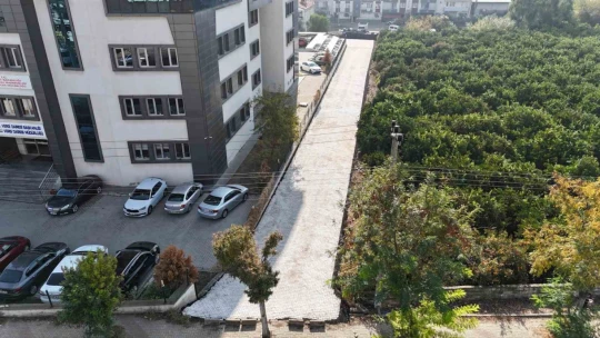 Nazilli Belediyesi, Yeşilyurt'taki yol çalışmalarını tamamladı