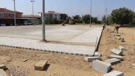 Nazilli Belediyesi Yıldıztepe Mahallesi'ndeki yol çalışmalarını tammalıyor