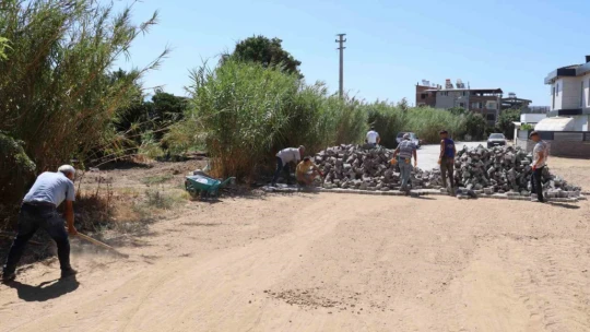 Nazilli Belediyesi yol yapım çalışmalarına devam ediyor