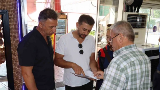 Nazilli Belediyesi Zabıta Müdürlüğü ekipleri kasapları denetledi