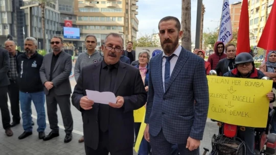 Nazilli'de 'Gazze'de engelli' olmaya dikkat çekildi