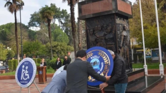 Nazilli'de 'Gazze'de engelli' olmaya dikkat çekildi