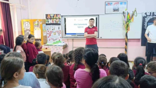 Nazilli'de afet farkındalığı eğitimi sürüyor