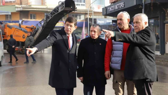 Nazilli'de altyapısı yetersiz olan cadde yenileniyor