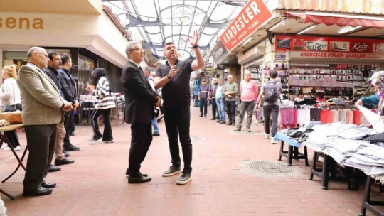 Nazilli'de Ayakkabıcılar Sokağı yenileniyor