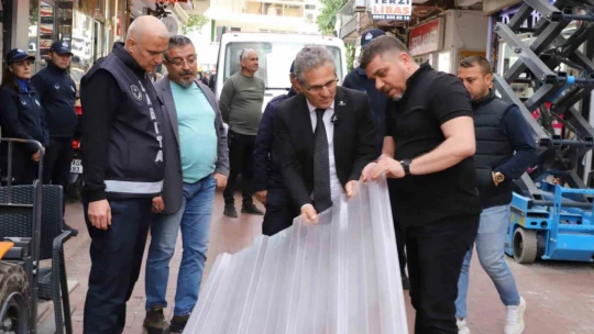 Nazilli'de Ayakkabıcılar Sokağı yenileniyor