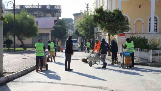 Nazilli'de Belediyesi'nden kış temizliği