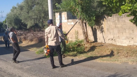 Nazilli'de çevre temizlik çalışmaları sürüyor
