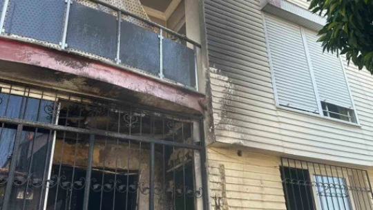 Nazilli'de ev yangını