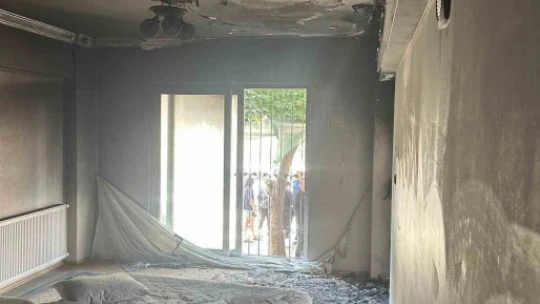Nazilli'de ev yangını