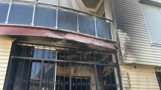 Nazilli'de ev yangını