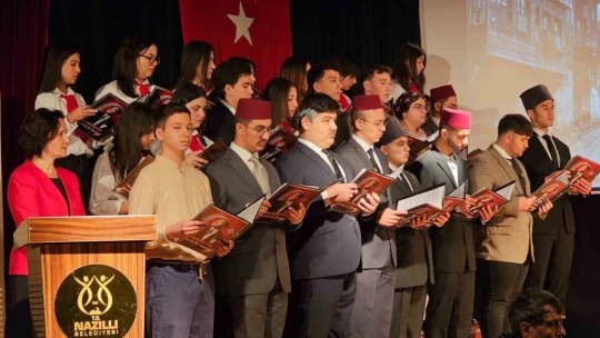 Nazilli'de İstiklal Marşı'nın Kabulü'nün 103. Yılı kutlandı
