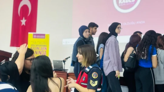 Nazilli'de jandarmadan öğrencilere bilgilendirme