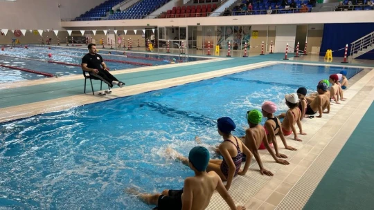 Nazilli'de minikler suyla buluştu