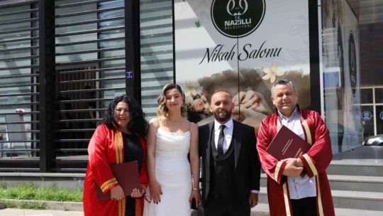 Nazilli'de nikah maratonu