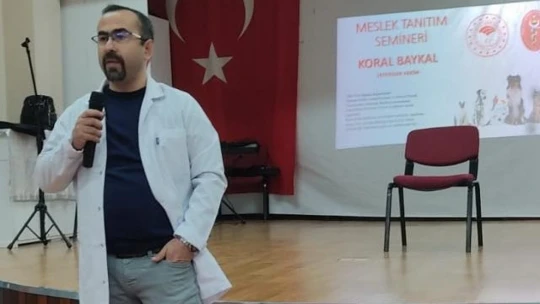 Nazilli'de öğrencilere veteriner hekimlik mesleği tanıtıldı
