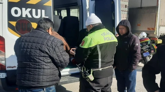 Nazilli'de okul servisleri denetlendi