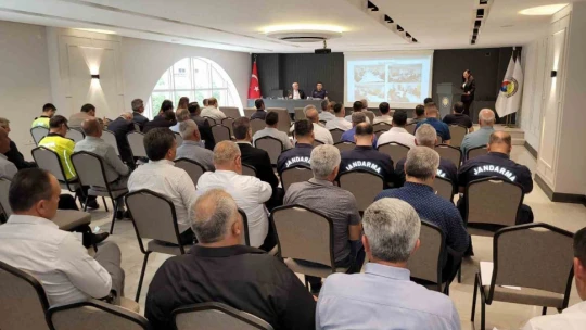 Nazilli'de orman yangınları görüşüldü