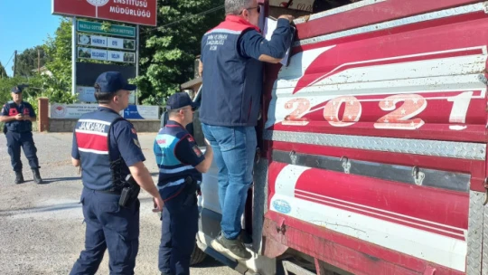 Nazilli'de rutin yol kontrolleri devam ediyor