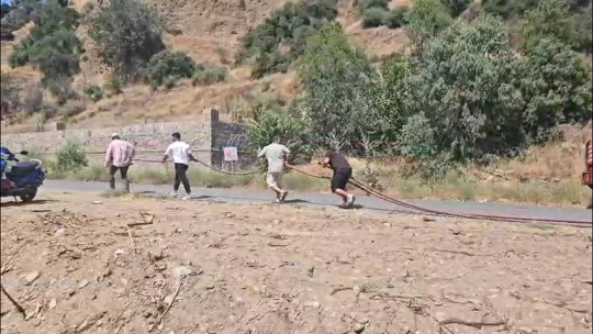 Nazilli'de tarım arazisinde yangın çıktı