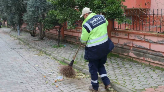 Nazilli'de temizlik çalışmalarına yoğunluk verildi