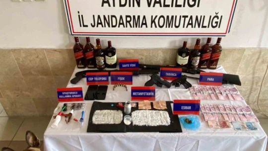 Nazilli'de uyuşturucu baskını: 1 gözaltı