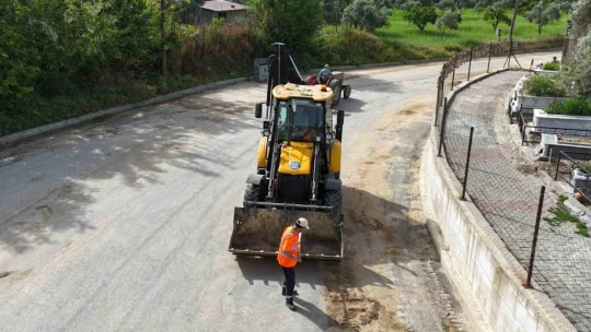 Nazilli'de yoğun yağış sonrası temizlik mesaisi