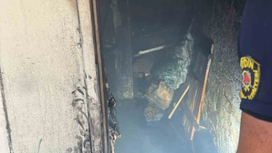 Nazilli'deki ekmek fırınında çıkan yangın panikletti