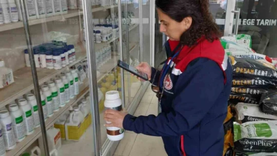 Nazilli'deki gübre bayileri denetimden geçti